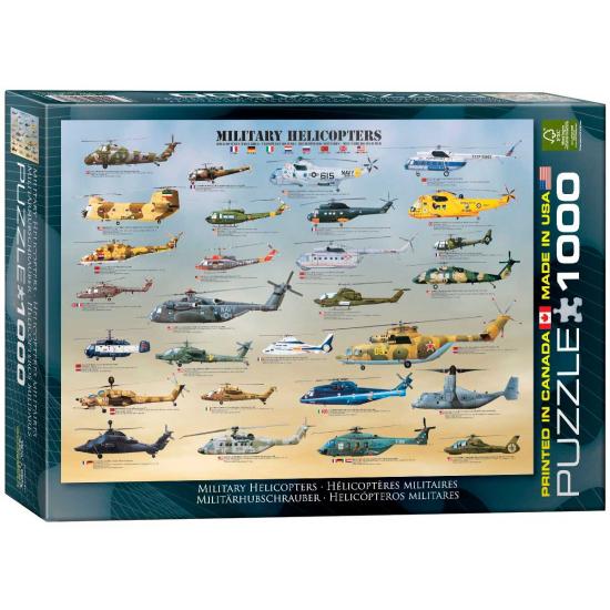 Eurographics Puzzle Hélicoptères militaires 1000 pièces