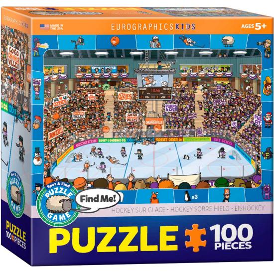 Puzzle Eurographics Hockey 100 pièces
