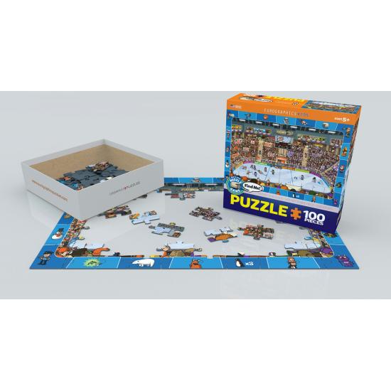 Puzzle Eurographics Hockey 100 pièces