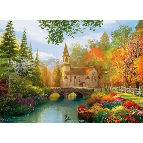 Eurographics Puzzle Eglise en Automne 1000 pièces