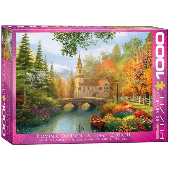 Eurographics Puzzle Eglise en Automne 1000 pièces