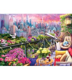 Puzzle Eurographics Jardin Sur Le Toit De New York 1000 pièces