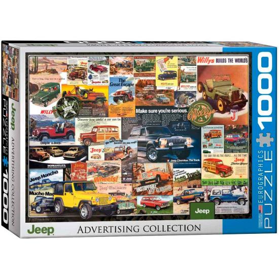 Eurographics Jeep Advertising Collection Puzzle 1000 pièces