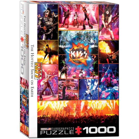 Puzzle Eurographics Kiss, The Hottest Show on Earth, 1000 Pz