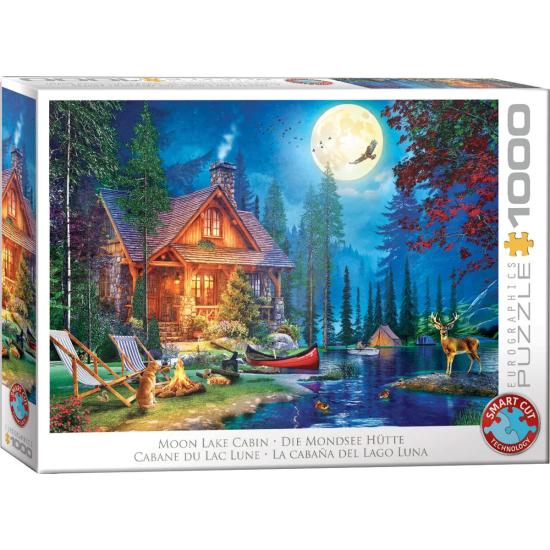 Puzzle Eurographics Chalet du lac Moon 1000 pièces