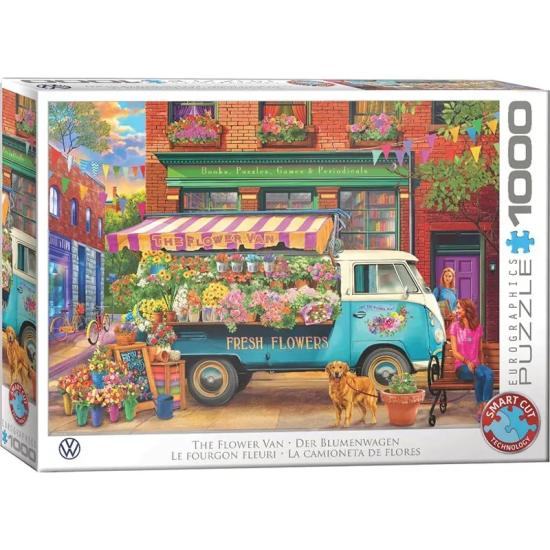 Puzzle Eurographics Le Fourgon Fleuri Volkswagen 1000 pièces