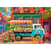 Puzzle Eurographics Le Fourgon Fleuri Volkswagen 1000 pièces