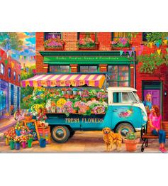 Puzzle Eurographics Le Fourgon Fleuri Volkswagen 1000 pièces