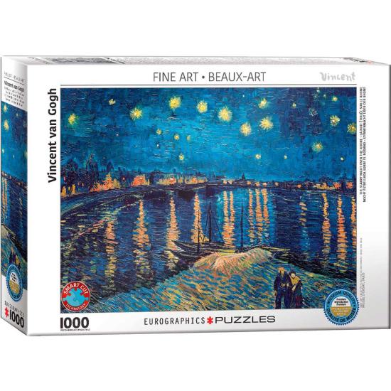 Puzzle Eurographics La Nuit étoilée sur le Rhône des 1000