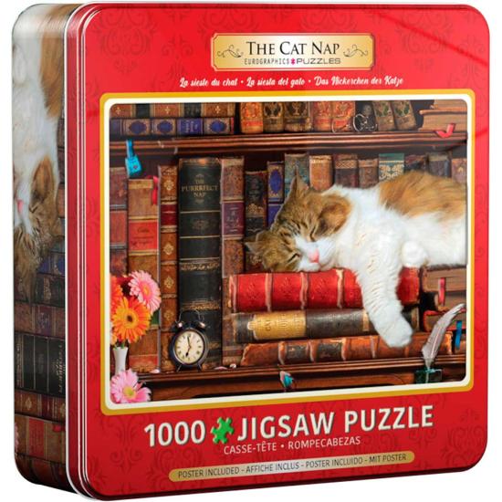 Eurographics Puzzle La Siesta del Gato, Boîte de 1000 Pzs