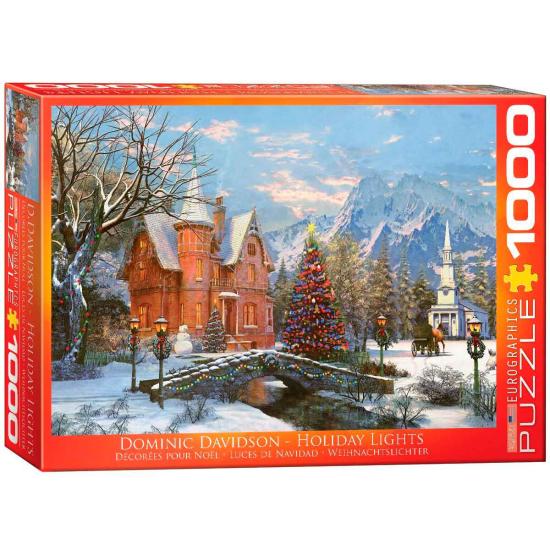 Puzzle 1000 pièces Lumières de Noël Eurographics