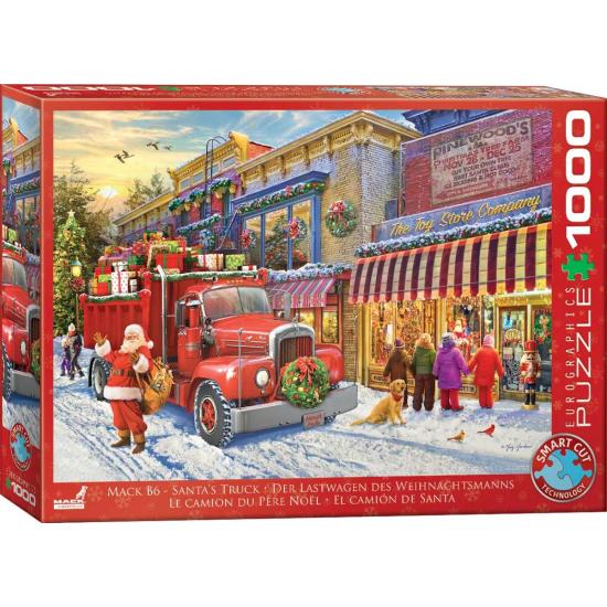 Puzzle Eurographics Mack B6 Le Camion Du Père Noël 1000 pcs
