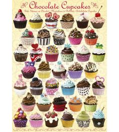 Eurographics Puzzle Cupcakes au Chocolat 1000 Pièces