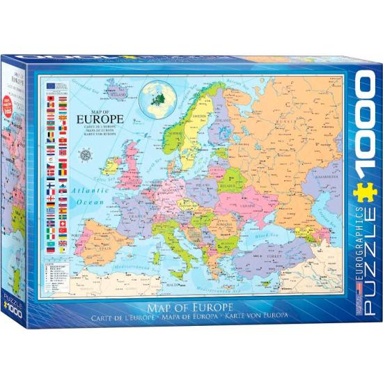 Eurographics Puzzle Carte de l'Europe 1000 pièces Eurographics Puzzle Carte de l'Europe 1000 pièces