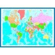 Puzzle carte du monde Eurographics 1000 pièces