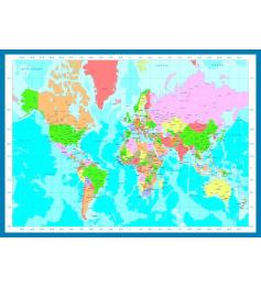 Puzzle carte du monde Eurographics 1000 pièces