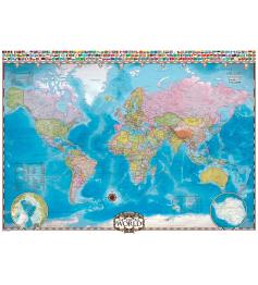 Puzzle carte du monde Eurographics 1000 pièces