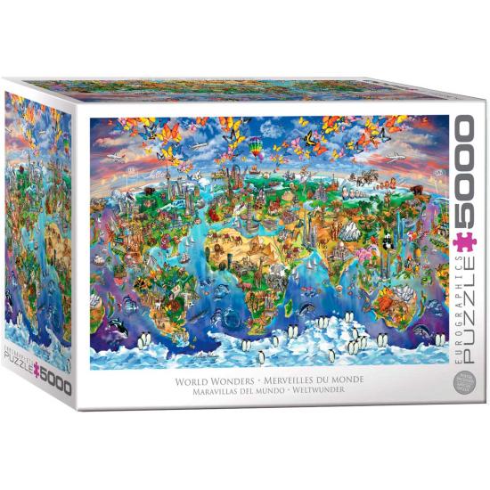 Puzzle Eurographics Merveilles du Monde 5000 Pièces