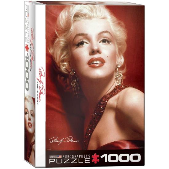 Eurographics Puzzle Marilyn Monroe Portrait Rouge 1000 Pièces