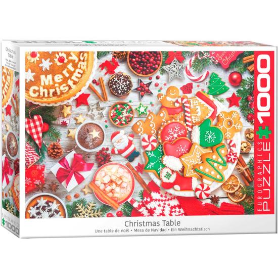 Puzzle de table de Noël Eurographics 1000 pièces