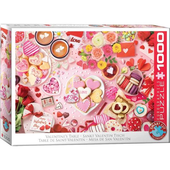 Puzzle Eurographics Table De La Saint-Valentin 1000 pièces