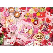 Puzzle Eurographics Table De La Saint-Valentin 1000 pièces