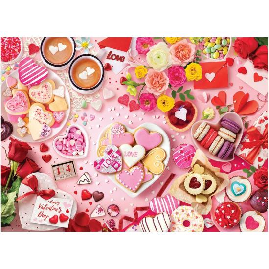 Puzzle Eurographics Table De La Saint-Valentin 1000 pièces
