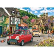 Puzzle Eurographics Mini Cooper en Voyage 1000 pièces