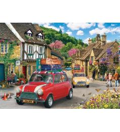 Puzzle Eurographics Mini Cooper en Voyage 1000 pièces