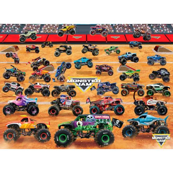 Puzzle Eurographics Monster Jam, Gamme de Camions 1000 pièces