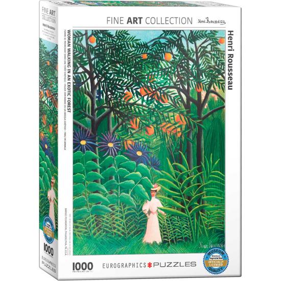 Eurographics Puzzle Femme dans une forêt exotique 1000 pièces