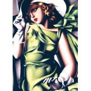 Eurographics Femme vêtue de vert Puzzle 1000 pièces