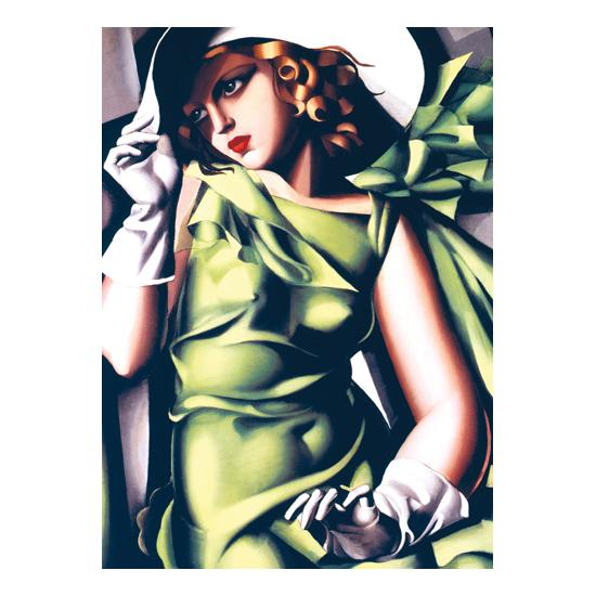 Eurographics Femme vêtue de vert Puzzle 1000 pièces
