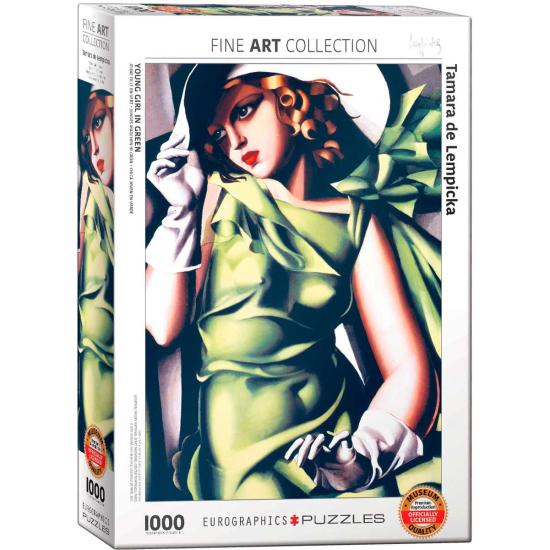 Eurographics Femme vêtue de vert Puzzle 1000 pièces