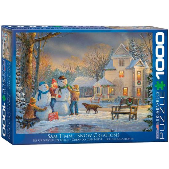 Eurographics Puzzle Bonhommes de neige 1000 pièces