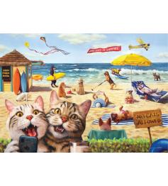 Puzzle Eurographics Les chats ne sont pas Autorisés XXL 500 Pcs