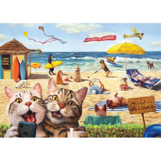 Puzzle Eurographics Les chats ne sont pas Autorisés XXL 500 Pcs