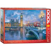 Eurographics Puzzle Réveillon de Noël à Londres 1000 pièces