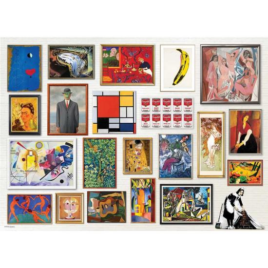 Puzzle Eurographics Chefs-D'Œuvre De L'Art Moderne 1000 pièces
