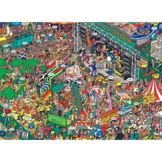 Puzzle Eurographics Oops Mudstock XXL 500 pièces