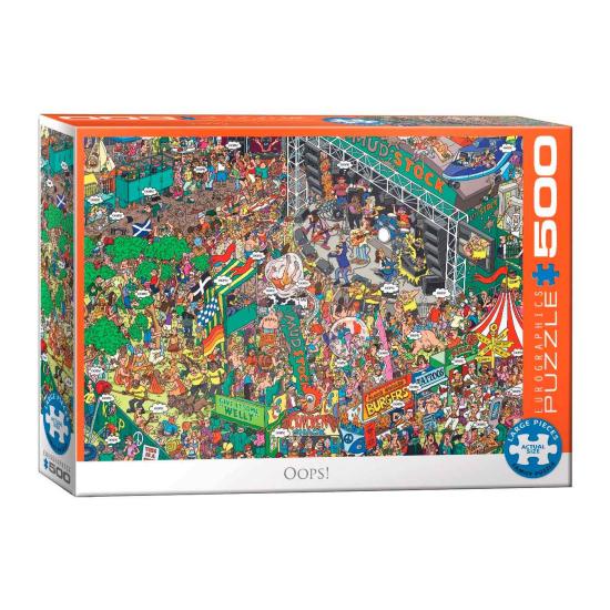 Puzzle Eurographics Oops Mudstock XXL 500 pièces