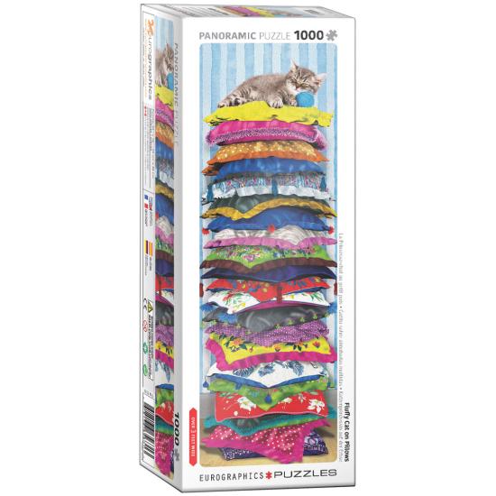 Puzzle Eurographics Panorama Chatons sur Coussins 1000 Pz