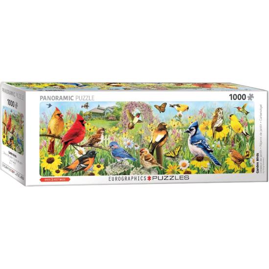 Eurographics Panorama Garden Birds Puzzle 1000 pièces