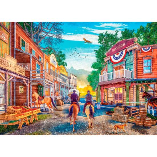 Puzzle Eurographics Pays Du Far West 1000 pièces