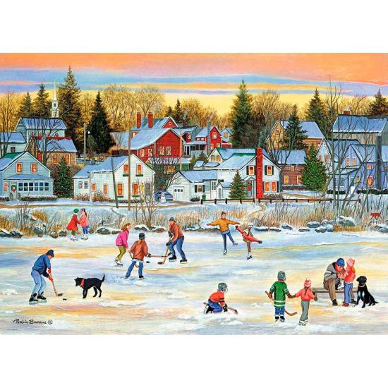Eurographics Puzzle Crépuscule Patinage 1000 Pièces