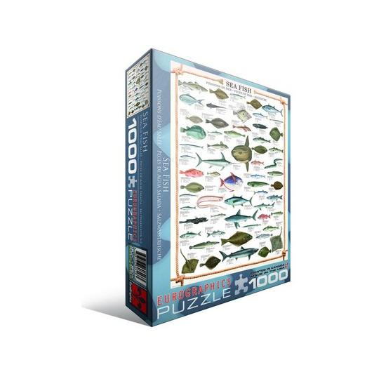 Puzzle 1000 pièces poisson d'eau salée Eurographics