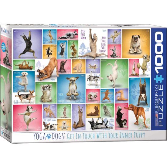 Eurographics Yoga Dogs Puzzle 1000 pièces