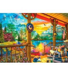 Puzzle Eurographics Pêcher tôt XXL 500 Pcs