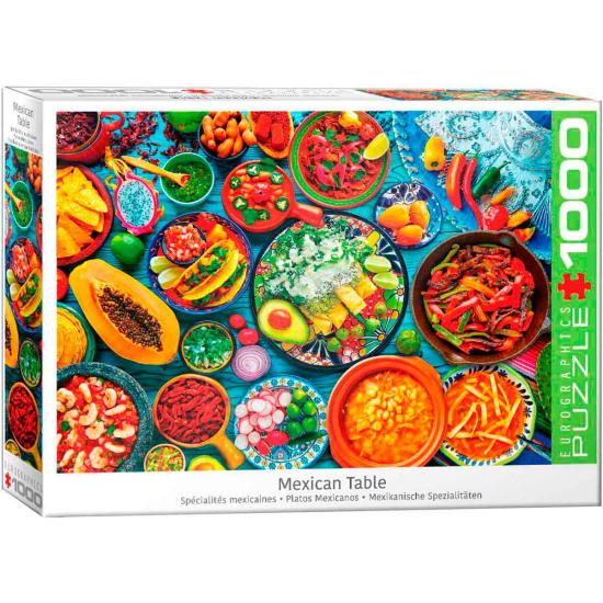 Eurographics Puzzle Assiettes Mexicaines 1000 Pièces