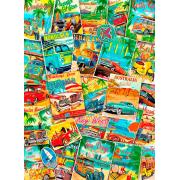 Eurographics Vintage Travel Advertisements Puzzle 1000 pièces